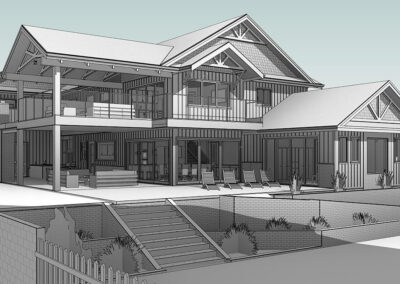 Okanagan Dev Consultants Summerland Berrow House Northwest view drawing